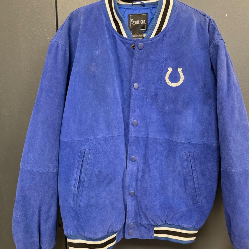 Spotlight Men's Blue and White Jacket - Picture 2 of 5